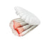 5 shells with mirror powder blusher brush powder brush portable mini combination beauty travel tool - Korvel