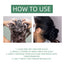 Black Hair Spray Dense Nourishing Roots Shine Smooth Natural Black Hair Cover White Hair Conditioner Spray - Korvel