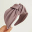 Bandeau en satin à large bord avec nœud tendance