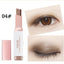 Eyeshadow Stick Stereo Gradient Shimmer Double Color Cream Pen Eye Makeup Cosmetics Tool - Korvel