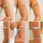 Western style beaded tassel arm chain jewelry Bohemian love arm bracelet for women - Korvel
