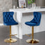 Modern Adjustable Bar Stools with Backs - Set of 2