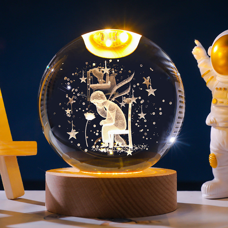 Starry Sky 3D Micro Landscape Crystal Ball Ornament