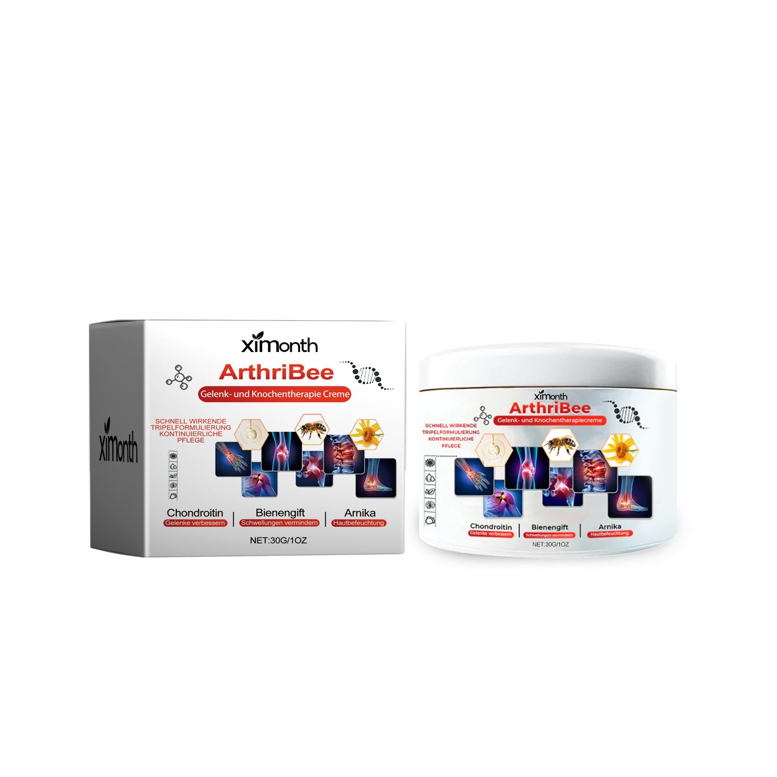 Gelenk-Und Knochentherapie Creme, Body Care Massage Cream For Sore Wrist And Knee Muscles - Korvel