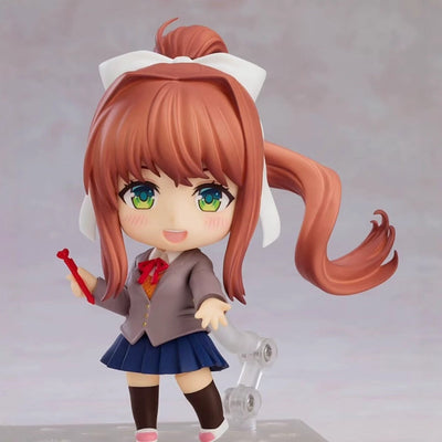 Q-version Clay Man Heartbeat Literary Department Monica Face Changing Mobile Anime Handmade Model Doll - Korvel