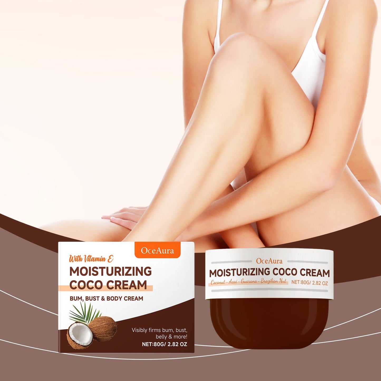 Hidratante Corporal de Aceite de Coco para Hidratación Profunda