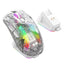 Luminous wireless Bluetooth the third mock examination transparent game mouse with screen charger - Korvel