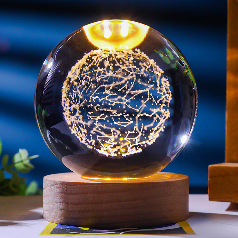 Starry Sky 3D Micro Landscape Crystal Ball Ornament