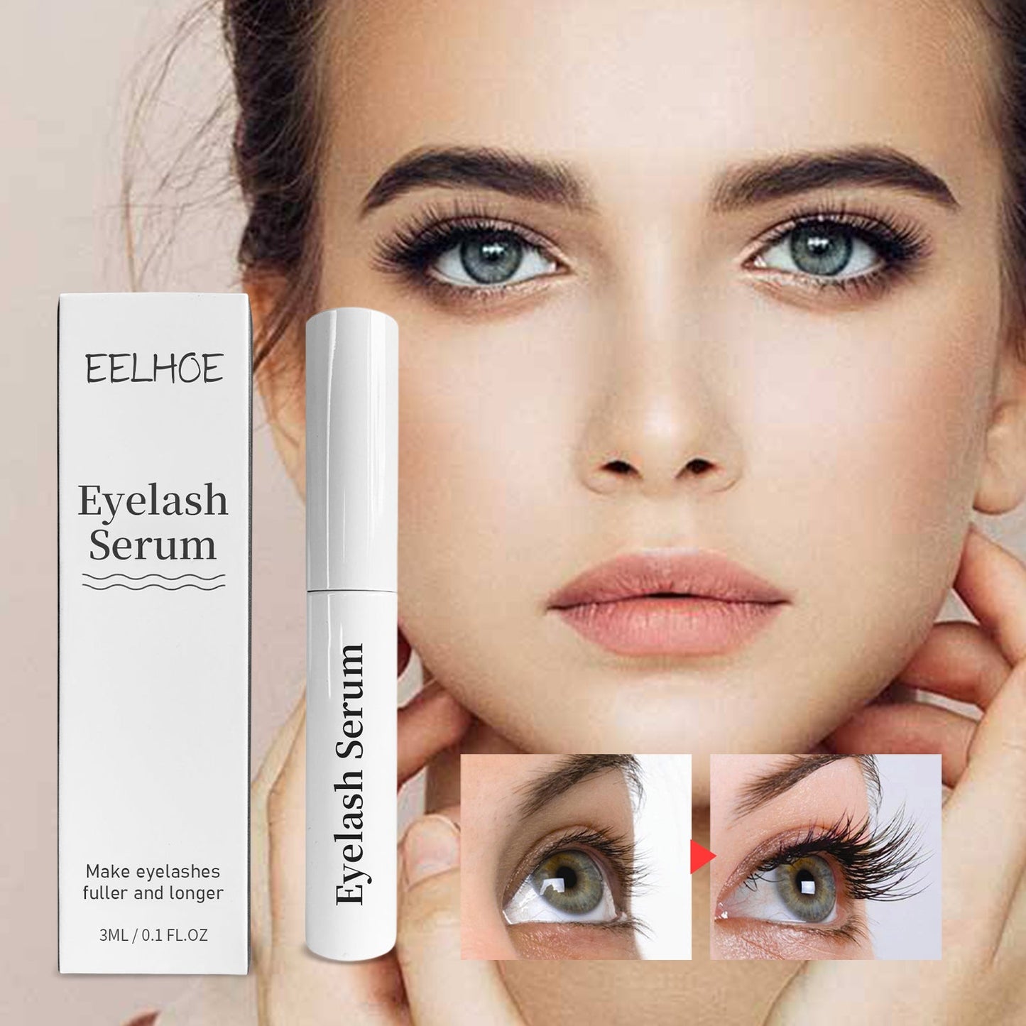 Natural Eyelash Serum for Enhanced Beauty