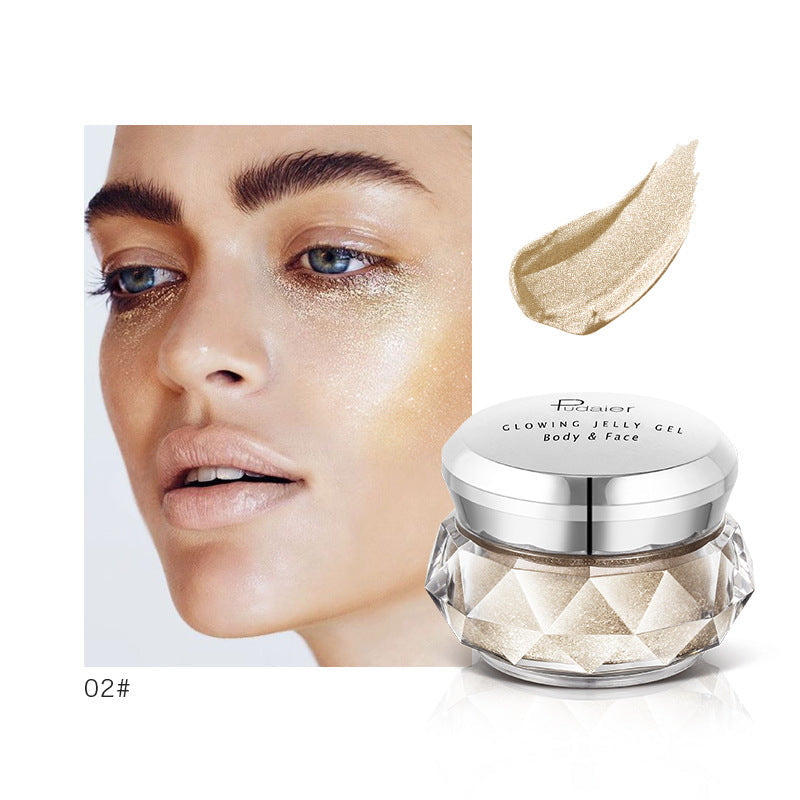 Illuminateur en Gel Pudaier et Fard à Paupières Sirène