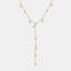 18K Gold-Plated Pearl Drop Necklace - Korvel