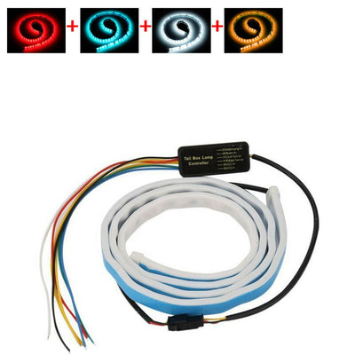 1.2m 12V LED Car Tailgate Strip - Waterproof & Colorful