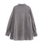 Style Women's Fashion Casual Loose Long Sleeve Striped Shirt - Korvel
