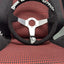 SPDZ1 x DoorTapper 13” Drift Steering Wheel - Premium Black Suede - Korvel