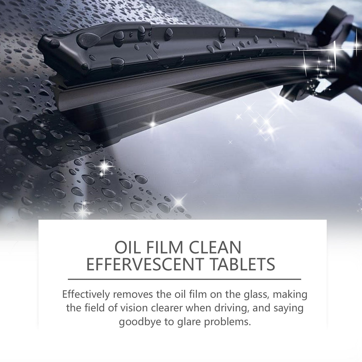Premium Glass Cleaning Tablets for Windshield Clarity
