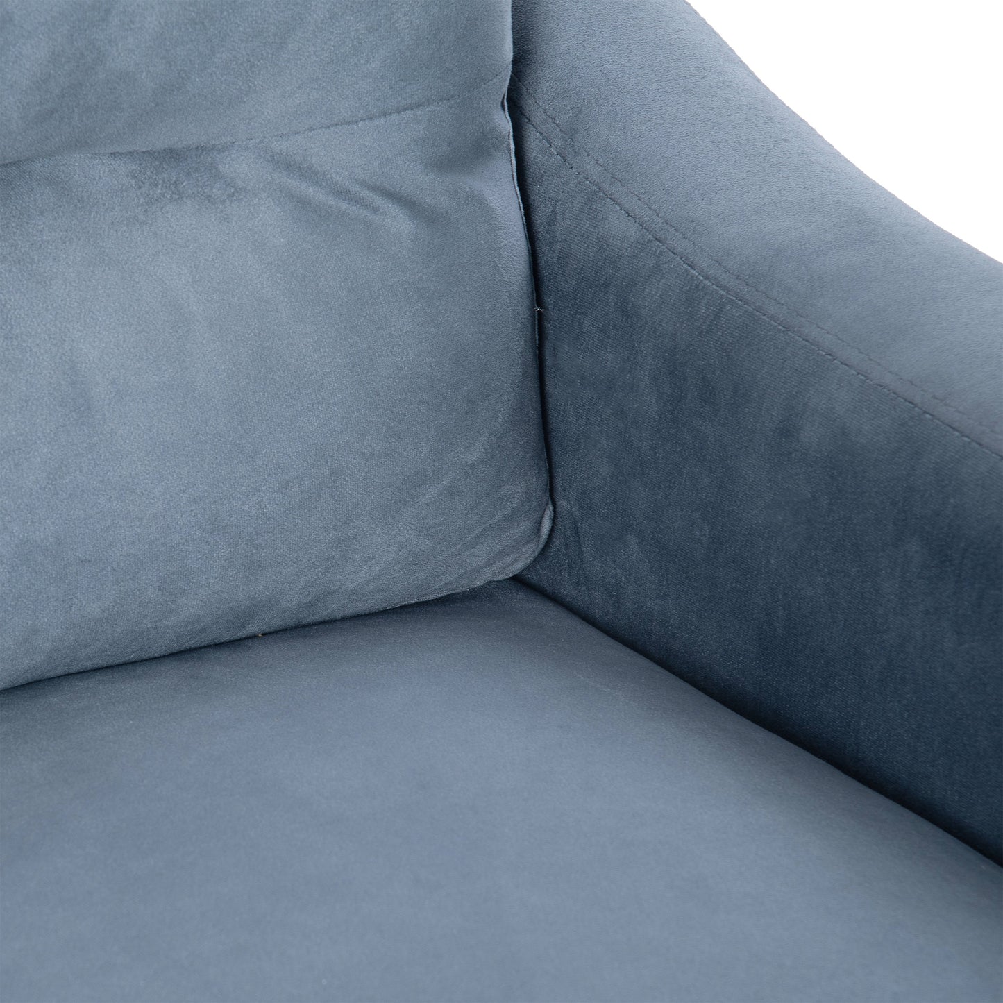Premium Gray Chenille Sectional Sofa for Small Spaces