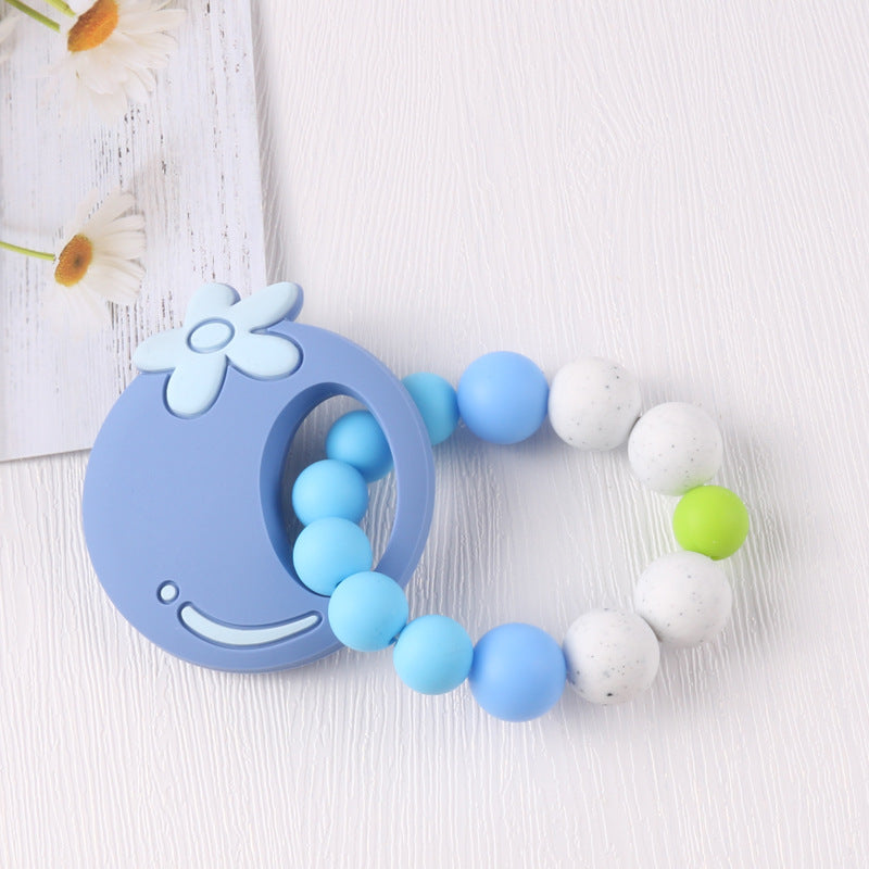 New baby cartoon fruit bracelet molar bracelet chewing teeth gum baby teething comfort toy - Korvel