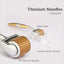 ZGTS192 Derma Roller Titanium Stainless Steel Needles For Facial Skin Care Microneedle Derma Rollering Therapy - Korvel