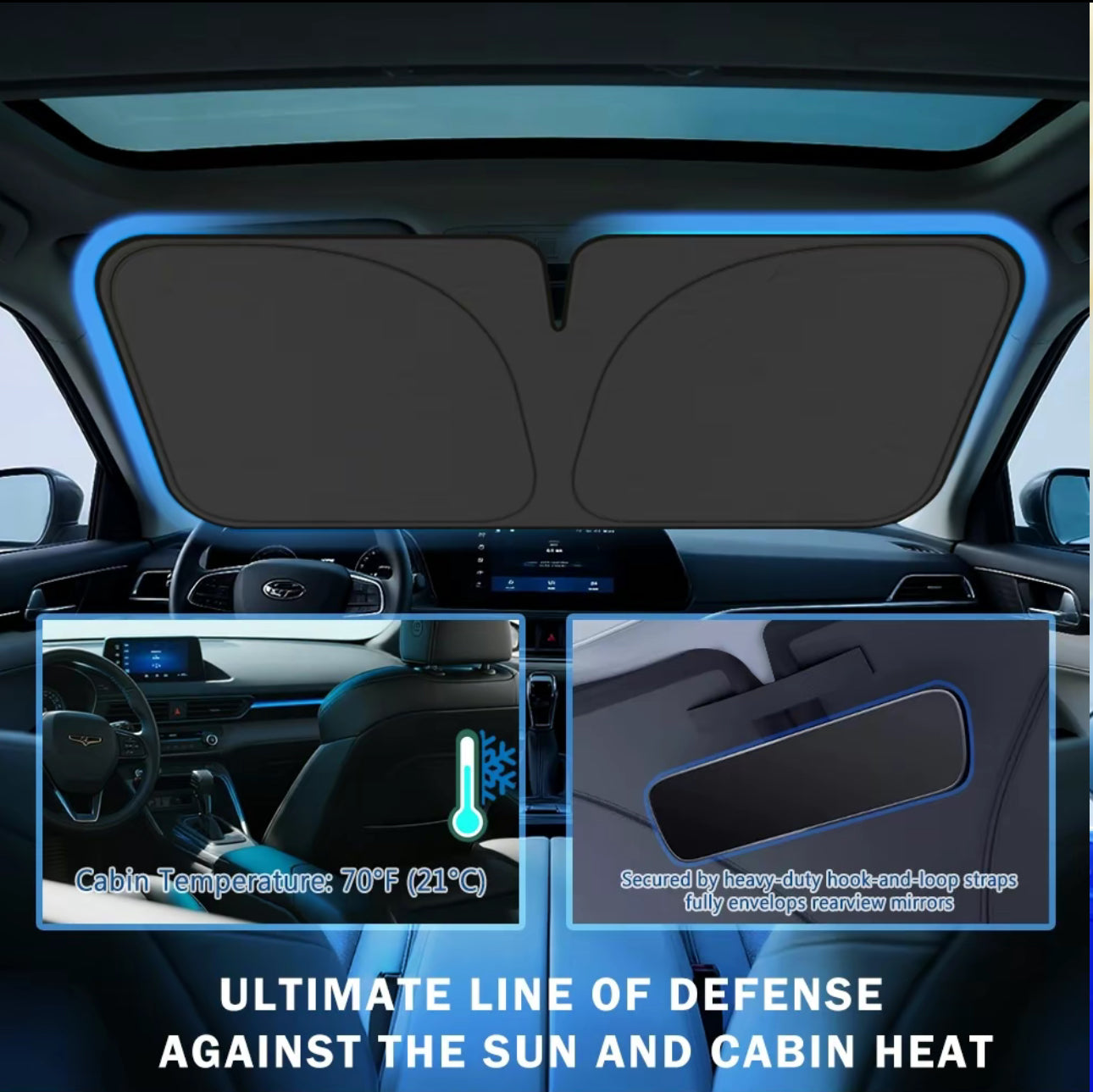 Cool Shield Car Curtain - Korvel