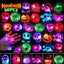Bagues Halloween GlowFright - 50PCS Bagues LED Lumineuses