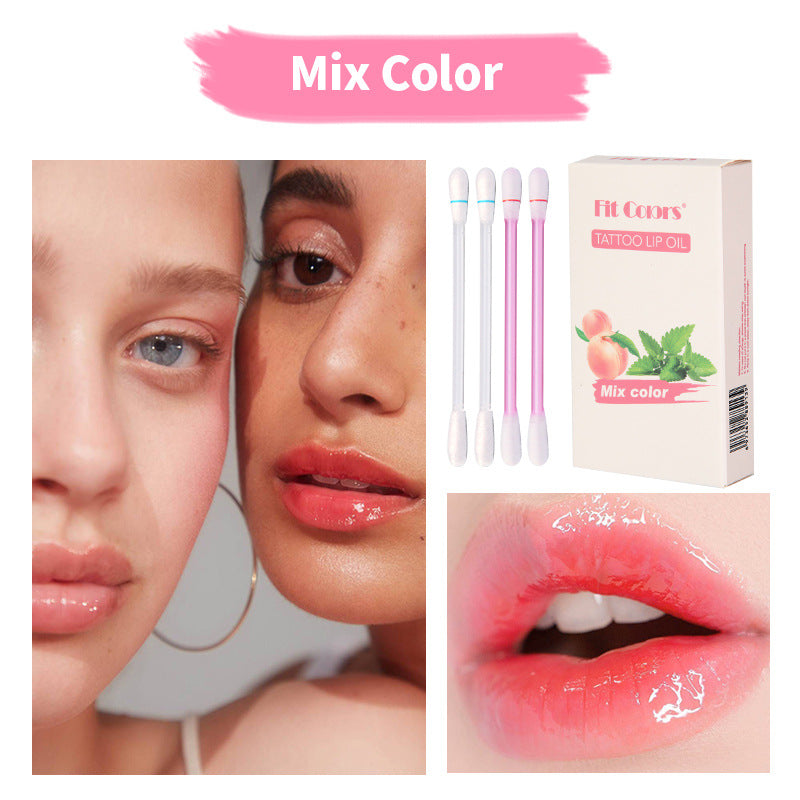 Fit Colors Cotton Swab Oil Lip Gloss Disposable Non-stick Cup Liquid Lipstick - Korvel