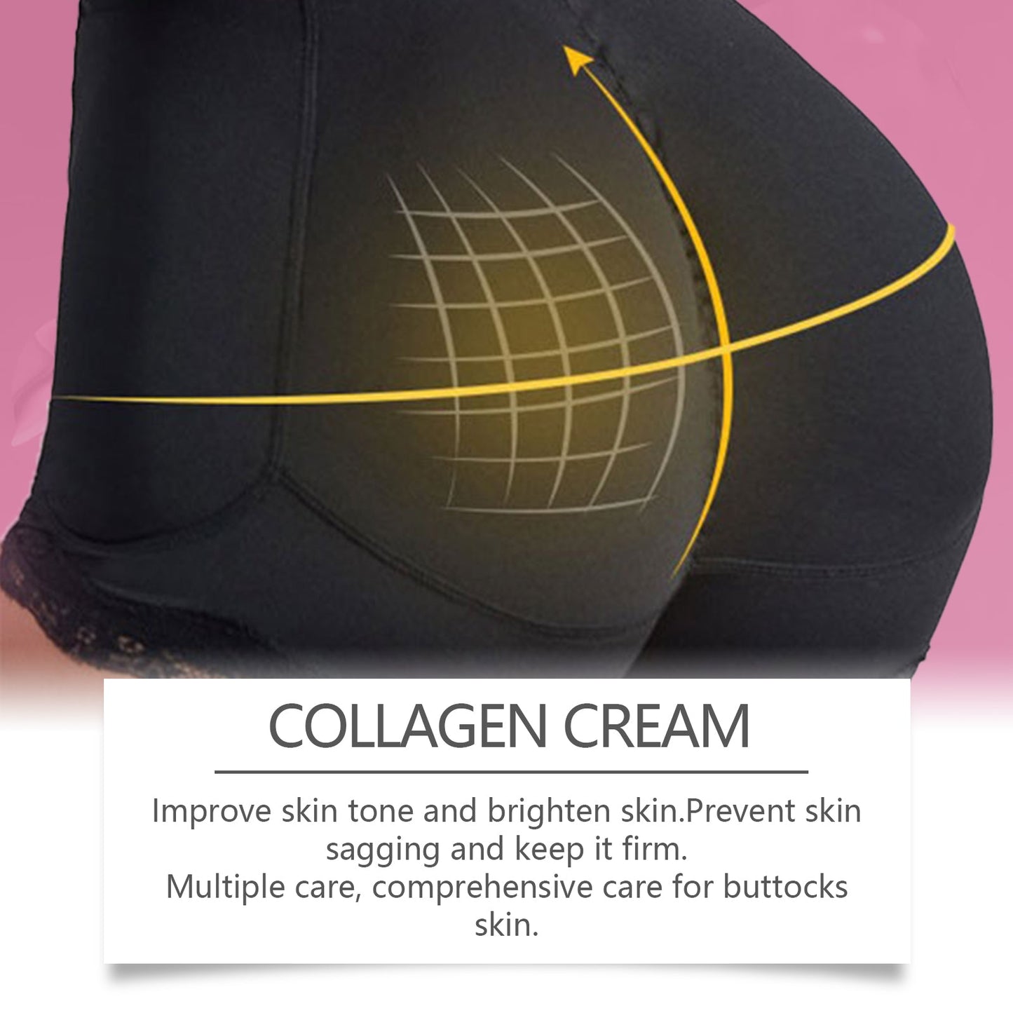 Collagen Butt Cream, Butt Care Lift Hydrating And Moisturizing Butt Line Massage Cream - Korvel