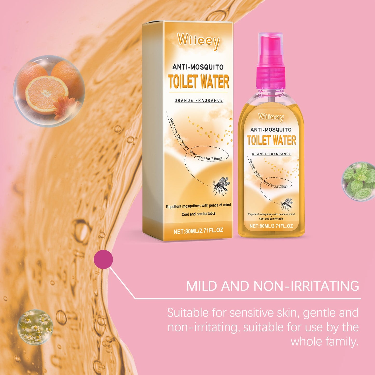 Anti-Itch And Mosquito Repellent For Pregnant Babies (Orange Flavor) - Korvel