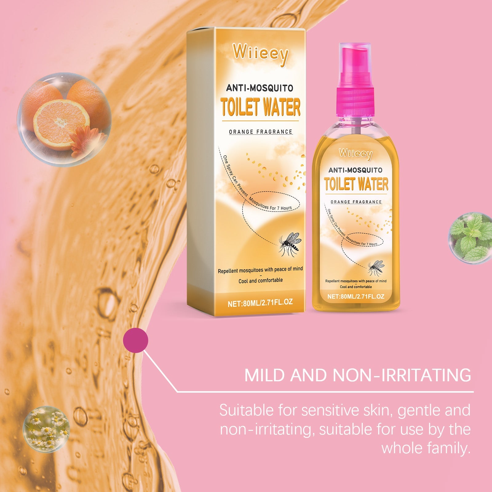 Anti-Itch And Mosquito Repellent For Pregnant Babies (Orange Flavor) - Korvel