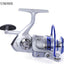 YUMOSHI AF1000-7000 12BB Gear Ratio 5.5:1 Half Metal Fishing Spinning Reel Machined aluminum Spool with Exchangeable Handle - Korvel