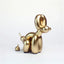 Elegant Gold Balloon Dog Sculpture
