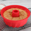 10-inch Non-Stick Silicone Bundt Pan - Multipurpose Baking Mold for Cakes, Jello & Gelatin - Korvel