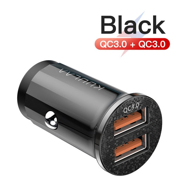 Chargeur de voiture KUULAA Quick Charge 4.0 48W pour appareils mobiles