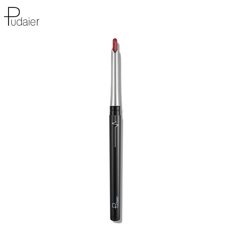 Pudaier Stereo Matte 17 Color Lip Liner Pen Automatically Do Not Faint Eye Shadow Eyeliner Lipstick Red Lipstick - Korvel