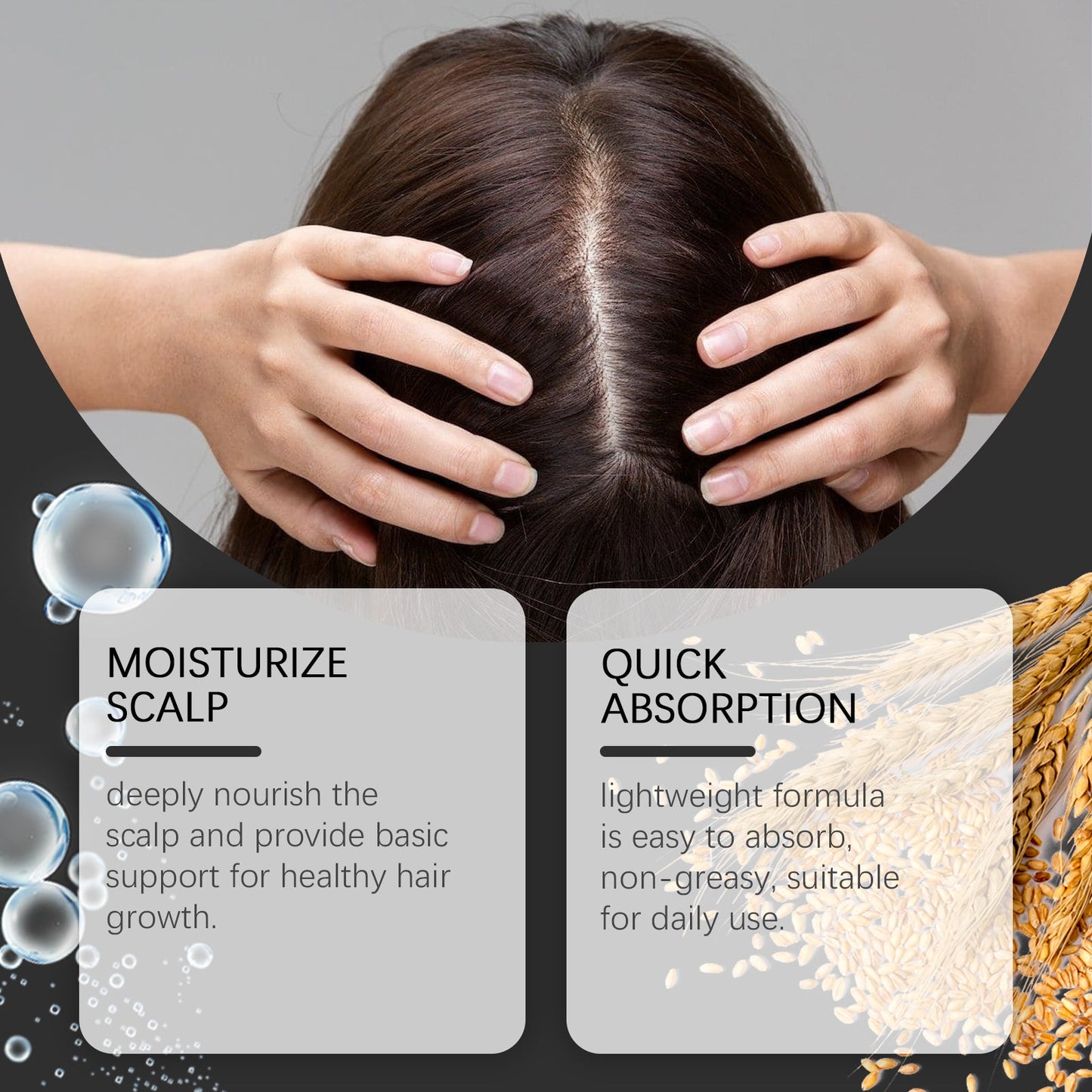 Deep Moisturizing Scalp Spray for Nourished Hair Care