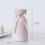 Elegant European-Style Ceramic Ribbon Vase for Home Decor
