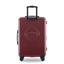 Expandable 3-Piece Luggage Set with Spinner Wheels - Red