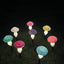 Solar mushroom light lawn LED ground plug light string outdoor waterproof one to eight plant decorative light - Korvel