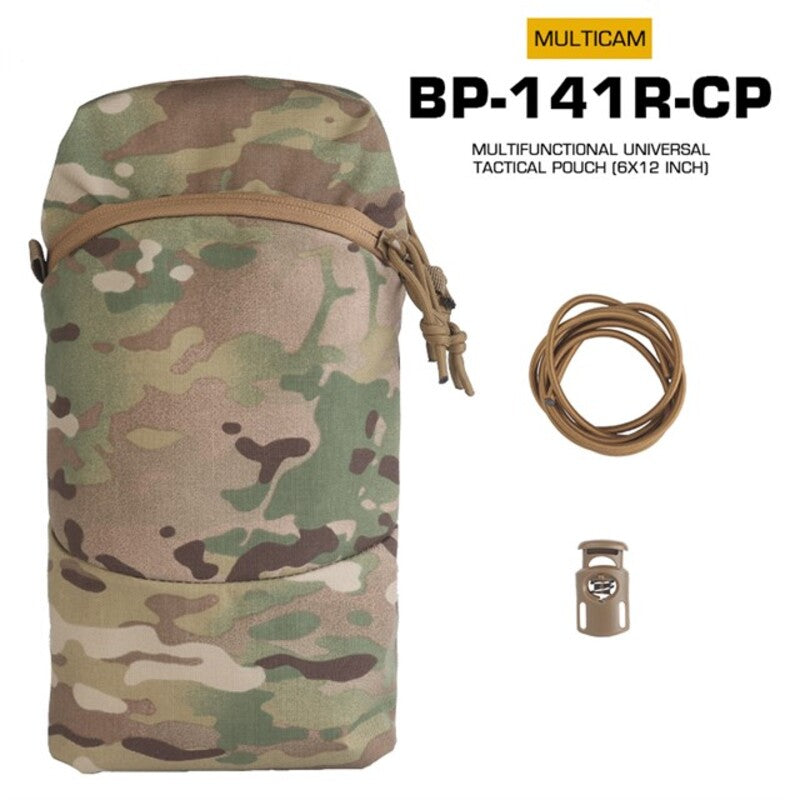 Tactical MOLLE Cylindrical Bag - 1.5L for Versatile Use