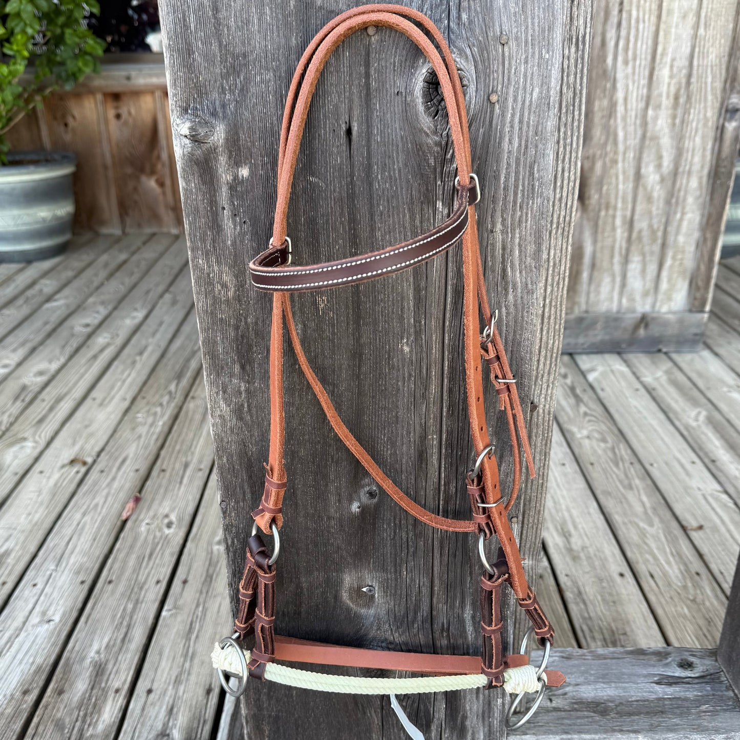 Premium Hot Oil Side Pull Headstall for Equestrians - Korvel