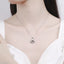 100 languages, I love you. Projection necklace, simple and fashionable, spiral pendant, collarbone chain - Korvel