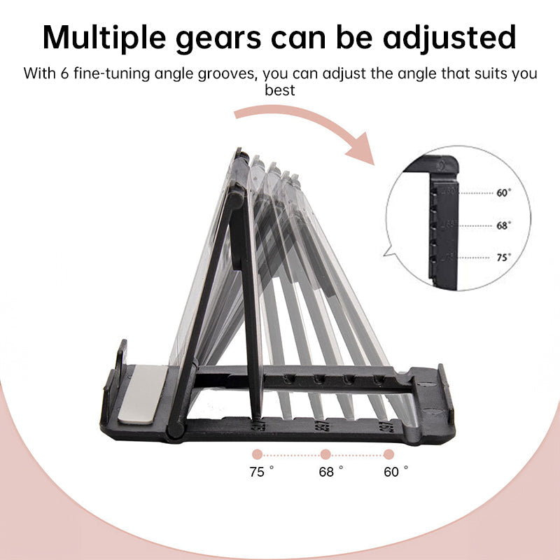 A plastic, foldable cradle for mobile phones - Korvel