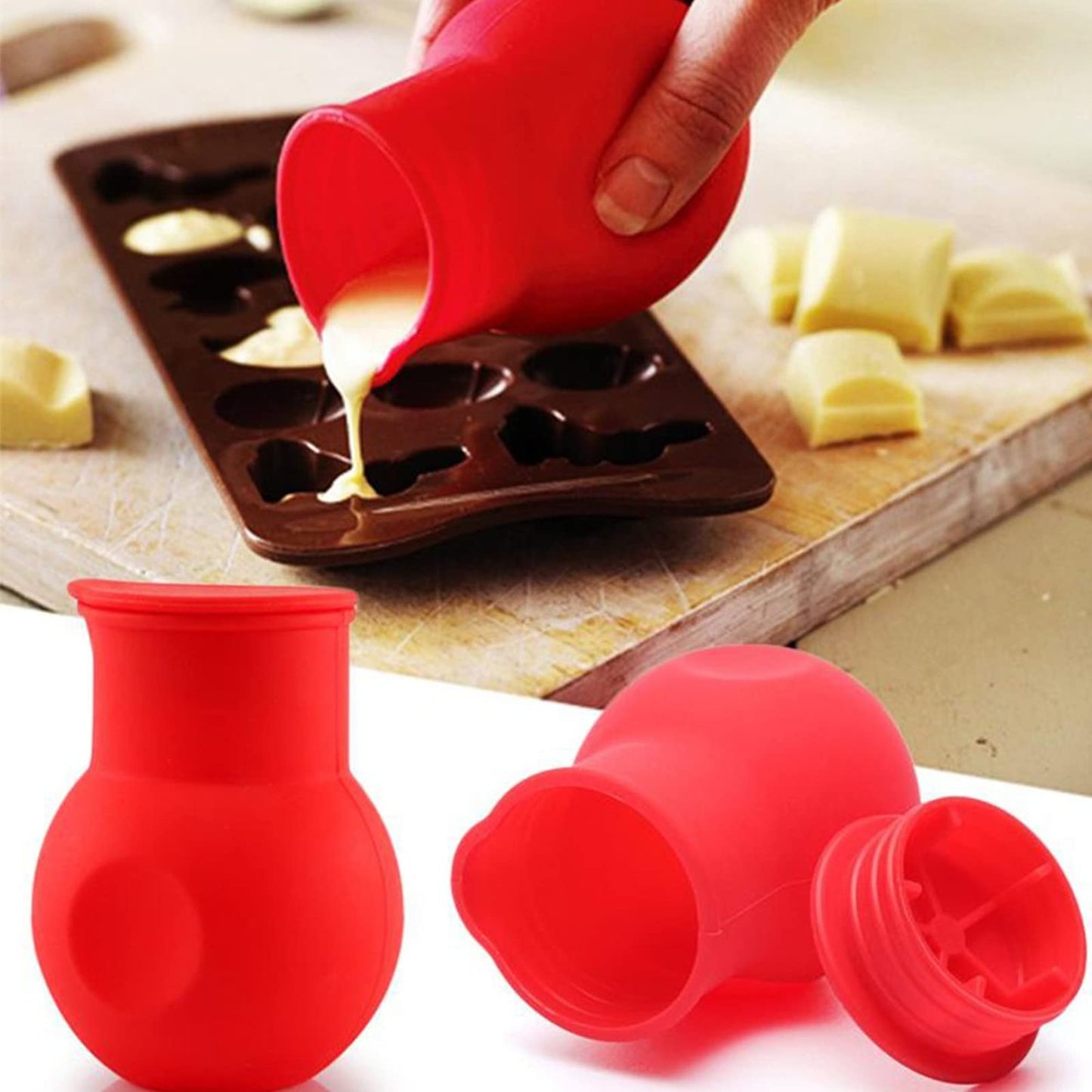 Silicone Chocolate Melting Pot for Baking