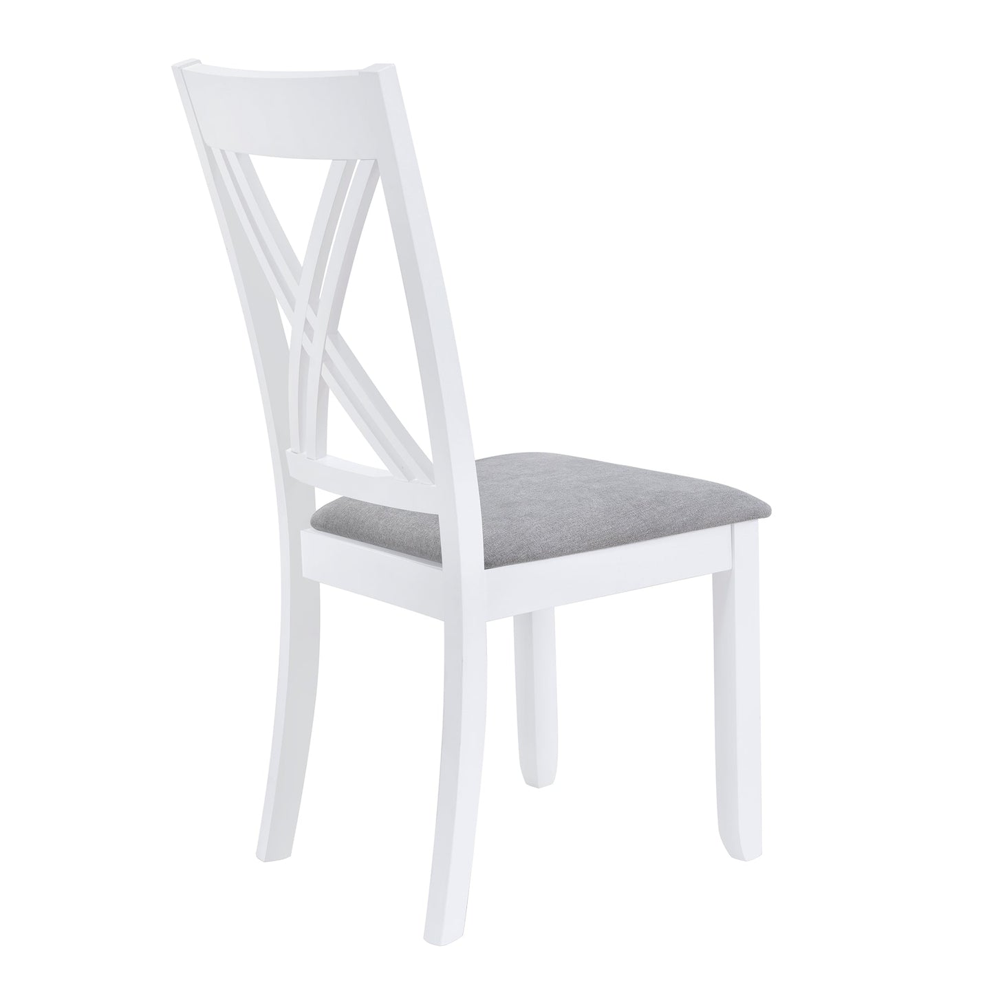 Ensemble de salle à manger rustique minimaliste en bois TOPMAX 5 pièces