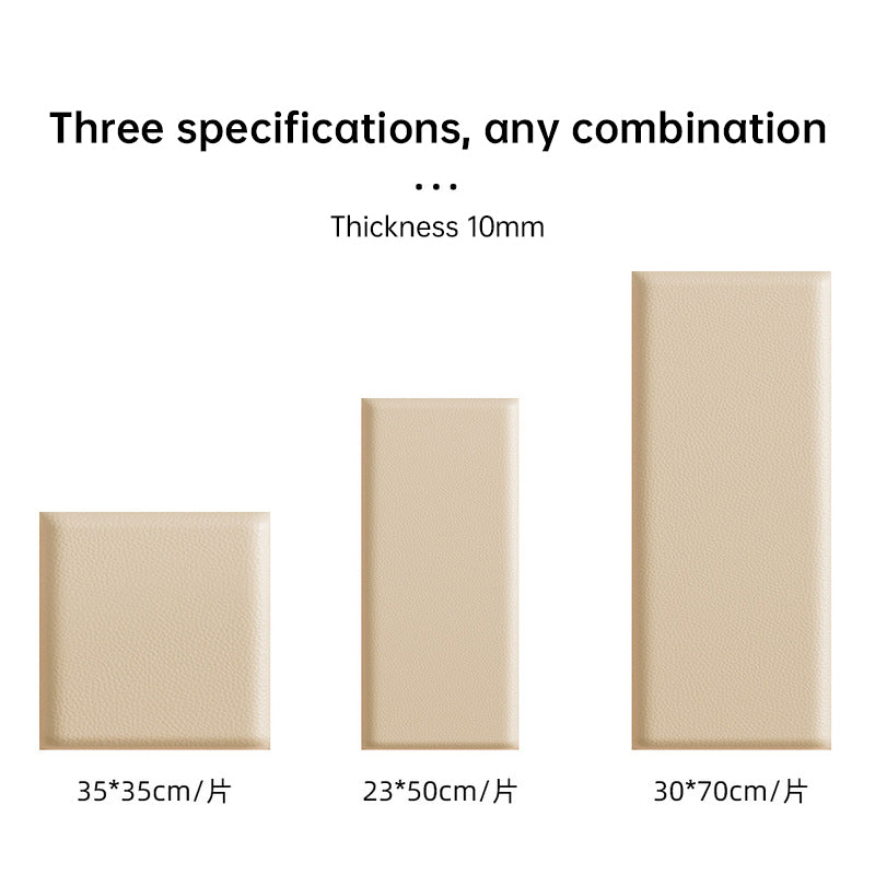 Kids' 3D Wall Stickers, Self - adhesive Soft Leather Bags, Anti - collision Wall & Bedhead Panels, 2 - 8 pcs - Korvel