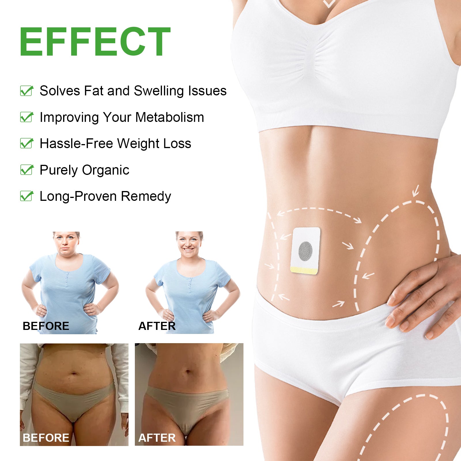 Body Shaping Stick Lazy Fat Belly Button Stick Fat Shaping Stick Thin Belly Small Waist Health Care Stick - Korvel