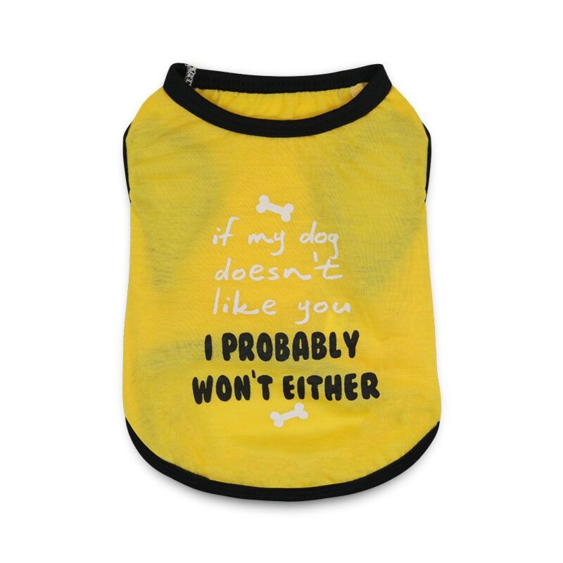 Chaleco Ligero de Verano para Perros y Gatos Pequeños