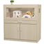 Squirrel cage acrylic panel with independent storage cabinet and wooden guinea pig room with bridge (L 31.50 x W 15.75 x H32.28) - Korvel
