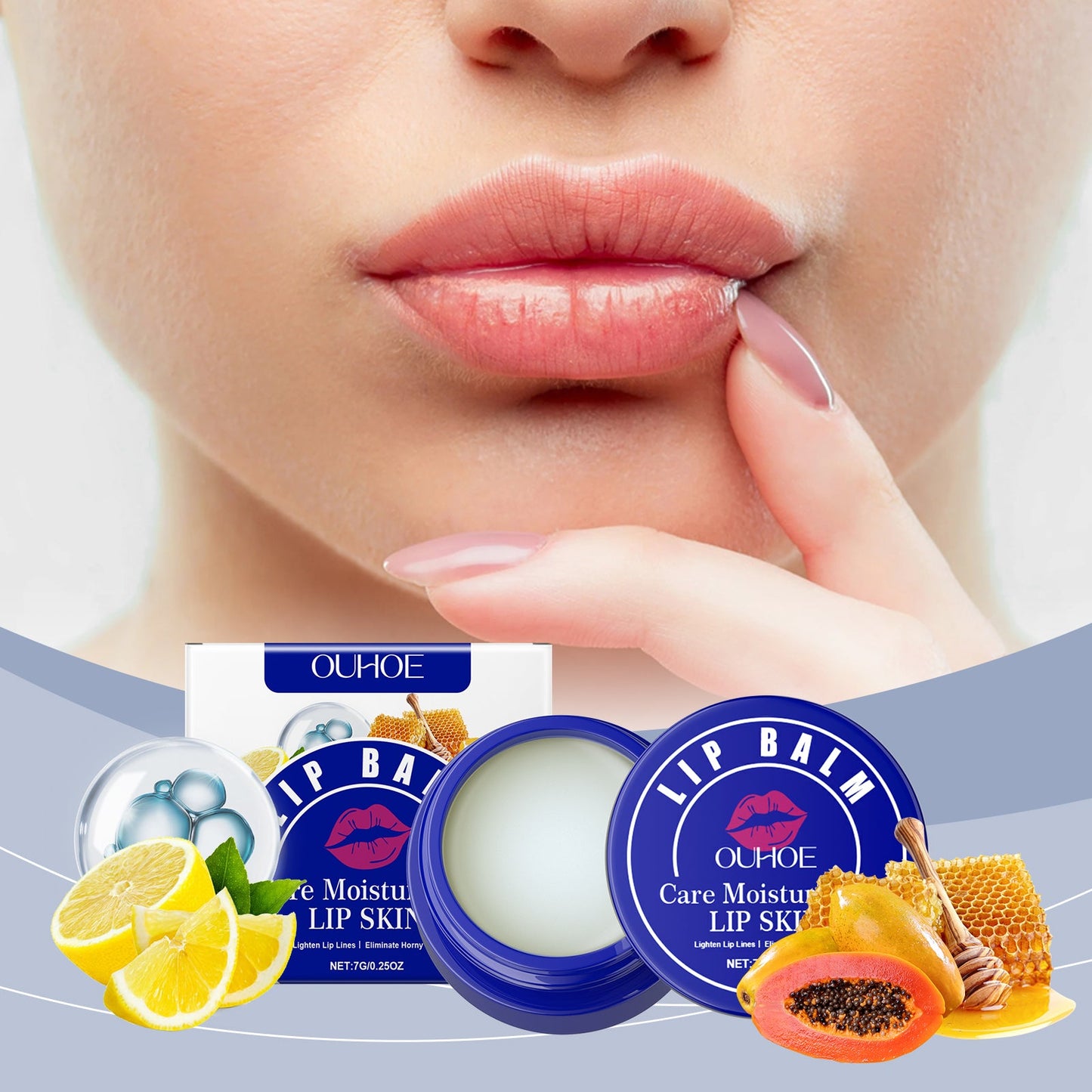 Lip Balm Brightens Lips And Moisturizes Lips With Long-Lasting Moisture And Effective Protection Against Light - Korvel