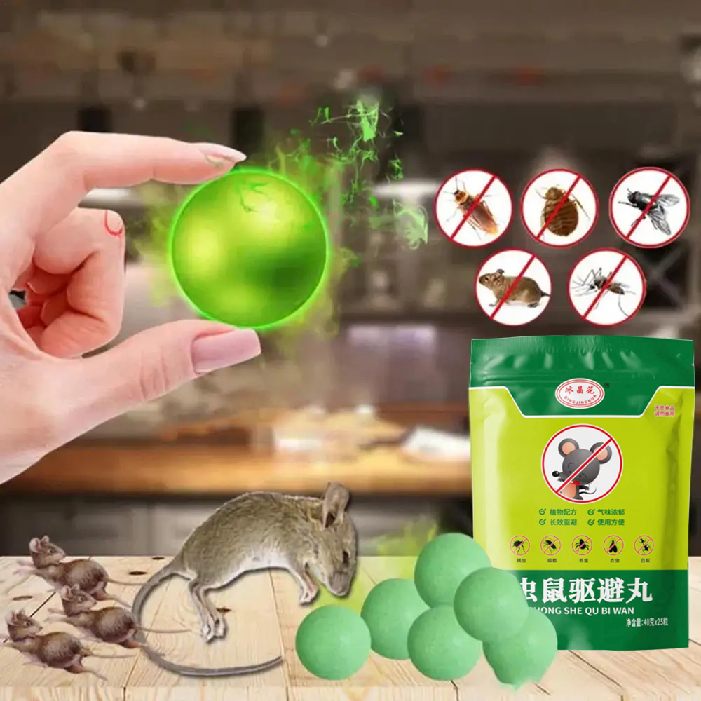 10 Boules Répulsives à Souris à la Menthe Poivrée - Solution Écologique