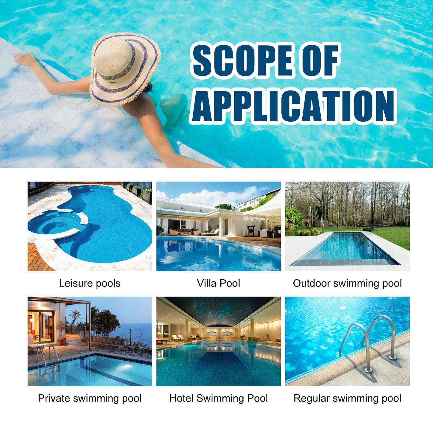 Premium Pool Chlorinated Tablets for Water Quality